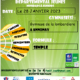 Après Ruoms, le 08 janvier, ce sera le tour d’Annonay d’accueillir le deuxième TDJ de l’année 2023 le 28 janvier. Le tournoi est ouvert des minibad aux juniors. Lieu: Gymnase […]