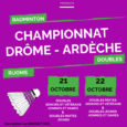 En ce début de saison, le comité organise son premier Championnat Départemental Jeunes, Séniors et Vétéran de la saison 2023-2024. Cette compétition se déroulera les 21 et 22 octobre 2023 […]