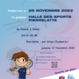 L’Entente Badminton Pierrelatte Donzère vous donne rendez-vous le samedi 25 novembre 2023 à la Halle des Sports de Pierrelatte pour la 4ème étape des TDJ de la saison. Il est […]