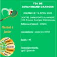 Pour l’avant-dernier TDJ de la saison, le club du Tamis Guilherandais en Vivarais Badminton vous accueille le dimanche 13 avril 2025 au centre omnisports de Guilherand-Granges. Ce TDJ se déroulera […]