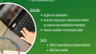 Une formation de Gestionnaire et Organisateur de compétition niveau 2 (GEO2) est organisée sur 2 soirées de janvier prochain : toutes les infos ci-dessous
