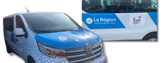 La semaine dernière c&rsquo;était un peu Noël pour le Comité Drome Ardèche Badminton Car grâce à la dotation de la Région Auvergne-Rhône-Alpes , un superbe minibus 9 places est à [&hellip;]